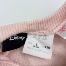 Load image into Gallery viewer, Girls Disney, Minnie Mouse cotton blend fleece lined sweater, GUC, size 5,  
