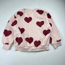 Load image into Gallery viewer, Girls Disney, Minnie Mouse cotton blend fleece lined sweater, GUC, size 5,  
