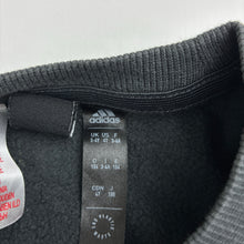 Load image into Gallery viewer, Girls Adidas, cotton blend fleece lined sweater, GUC, size 3-4,  