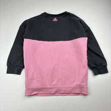 Load image into Gallery viewer, Girls Adidas, cotton blend fleece lined sweater, GUC, size 3-4,  