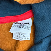 Load image into Gallery viewer, Boys Scooby-Doo, fleece lined hoodie, EUC, size 5,  