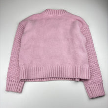 Load image into Gallery viewer, Girls Target, pink chunky knit sweater, EUC, size 10,  