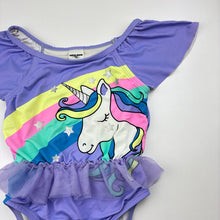 Load image into Gallery viewer, Girls Wavezone, swim one-piece, unicorn, GUC, size 3,  