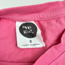 Load image into Gallery viewer, Girls Evegirl, cotton t-shirt, GUC, size 8,  