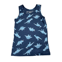 Load image into Gallery viewer, Boys Anko, cotton blend singlet, dinosaur, GUC, size 6-8,  