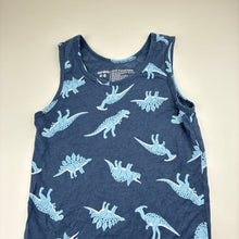Load image into Gallery viewer, Boys Anko, cotton blend singlet, dinosaur, GUC, size 6-8,  