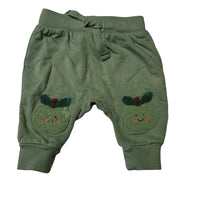 Load image into Gallery viewer, Unisex Jack &amp; Milly, green fleece lined pants, elasticated, GUC, size 000,  