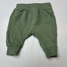 Load image into Gallery viewer, Unisex Jack &amp; Milly, green fleece lined pants, elasticated, GUC, size 000,  