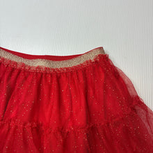 Load image into Gallery viewer, Girls Anko, red tulle skirt, elasticated, GUC, size 3,  