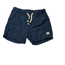 Load image into Gallery viewer, Boys H&amp;M, navy cotton shorts, adjustable, EUC, size 1,  