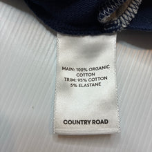 Load image into Gallery viewer, Unisex Country Road, organic cotton long sleeve t-shirt, GUC, size 1,  