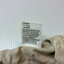 Load image into Gallery viewer, Unisex Baby Berry, beige cotton long sleeve t-shirt, GUC, size 1,  