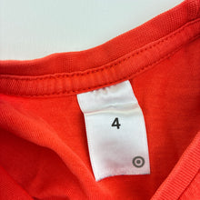 Load image into Gallery viewer, Unisex Target, cotton long sleeve t-shirt, GUC, size 4,  
