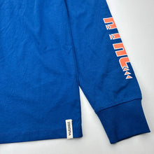 Load image into Gallery viewer, Boys Bauhaus, blue cotton long sleeve t-shirt, EUC, size 12,  