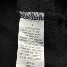 Load image into Gallery viewer, Unisex Lonsdale, black cotton blend fleece lined hoodie, GUC, size 14,  