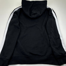 Load image into Gallery viewer, Unisex Lonsdale, black cotton blend fleece lined hoodie, GUC, size 14,  