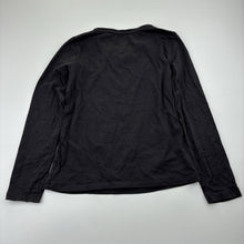 Load image into Gallery viewer, Girls H&amp;M, grey cotton blend long sleeve t-shirt, GUC, size 7-8,  