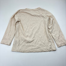 Load image into Gallery viewer, Unisex Brilliant Basics, beige cotton long sleeve t-shirt, GUC, size 5,  