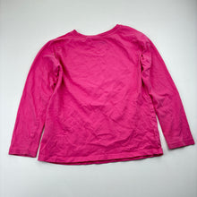 Load image into Gallery viewer, Girls Anko, pink cotton floral long sleeve t-shirt, minor marks, FUC, size 5,  