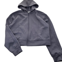 Load image into Gallery viewer, Girls Anko, grey cropped zip hoodie, EUC, size 16,  