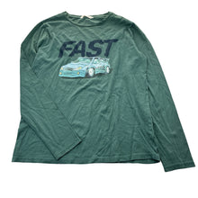 Load image into Gallery viewer, Boys MANGO KIDS, green long sleeve t-shirt, GUC, size 14,  