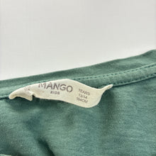Load image into Gallery viewer, Boys MANGO KIDS, green long sleeve t-shirt, GUC, size 14,  