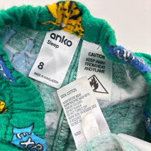 Load image into Gallery viewer, Boys Anko, flannel cotton pyjama set, EUC, size 8,  