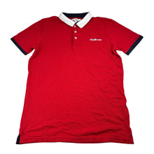 Load image into Gallery viewer, Boys THE ORIGINAL Ben Sherman, red cotton polo shirt top, EUC, size 12-13,  