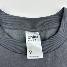 Load image into Gallery viewer, Unisex Anko, grey cotton blend fleece lined sweater, EUC, size 9,  