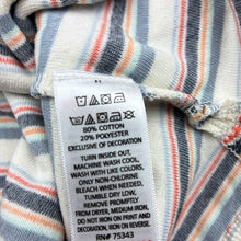 Load image into Gallery viewer, Unisex C &amp; C California, striped cotton blend terry hoodie, EUC, size 16,  