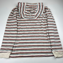 Load image into Gallery viewer, Unisex C &amp; C California, striped cotton blend terry hoodie, EUC, size 16,  