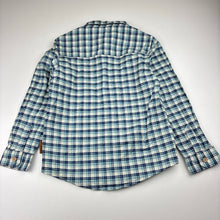 Load image into Gallery viewer, Boys Next, check cotton blend long sleeve shirt, EUC, size 4-5,  