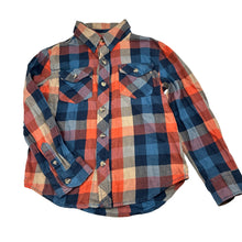Load image into Gallery viewer, Boys Cotton On, check cotton long sleeve shirt, EUC, size 6,  