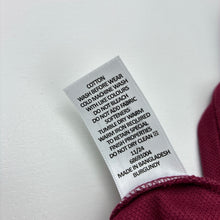 Load image into Gallery viewer, Unisex Target, burgundy cotton long sleeve polo top, NEW, size 5-6,  
