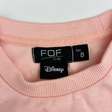 Load image into Gallery viewer, Girls Disney, Minnie Mouse and Daisy Duck pink cropped sweater, bow detail, GUC, size 8,  