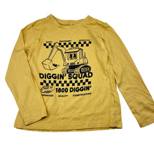 Load image into Gallery viewer, Boys Anko, yellow cotton long sleeve t-shirt, minor marks, FUC, size 6,  