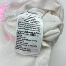 Load image into Gallery viewer, Girls Cotton On, white cotton blend sequin t-shirt, EUC, size 7,  