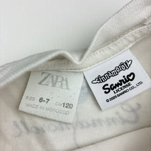 Load image into Gallery viewer, Girls Sanrio, Cinnamoroll t-shirt, GUC, size 6-7,  