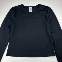 Load image into Gallery viewer, Girls Target, black cropped long sleeve t-shirt, EUC, size 12,  