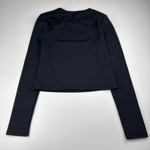Load image into Gallery viewer, Girls Target, black cropped long sleeve t-shirt, EUC, size 12,  