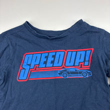 Load image into Gallery viewer, Boys Anko, navy cotton long sleeve t-shirt, EUC, size 4,  