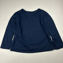 Load image into Gallery viewer, Boys Anko, navy cotton long sleeve t-shirt, EUC, size 4,  