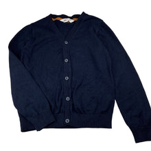 Load image into Gallery viewer, Unisex H&amp;M, navy cotton knit cardigan, EUC, size 9-10,  