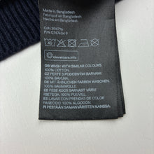 Load image into Gallery viewer, Unisex H&amp;M, navy cotton knit cardigan, EUC, size 9-10,  