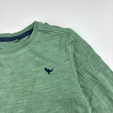 Load image into Gallery viewer, Boys Anko, green cotton long sleeve t-shirt, dinosaur, GUC, size 6,  