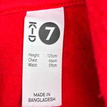 Load image into Gallery viewer, Unisex KID, fleece lined zip hoodie sweater, EUC, size 7,  