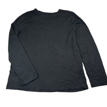 Load image into Gallery viewer, Unisex Anko, plain black cotton long sleeve t-shirt, EUC, size 16,  