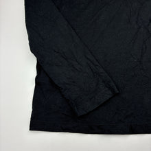 Load image into Gallery viewer, Unisex Anko, plain black cotton long sleeve t-shirt, EUC, size 16,  