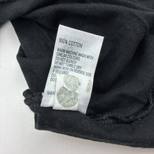 Load image into Gallery viewer, Unisex Anko, plain black cotton long sleeve t-shirt, EUC, size 16,  