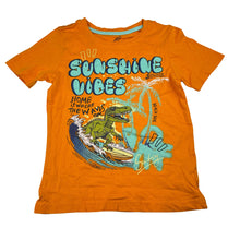Load image into Gallery viewer, Boys Tilt, cotton t-shirt, dinosaur, minor marks, FUC, size 5,  